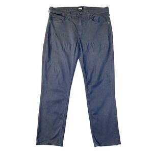 PAIGE Federal Slim Straight Jeans Mens 32 Pewter Stone Grey Blue W6709 DNM799